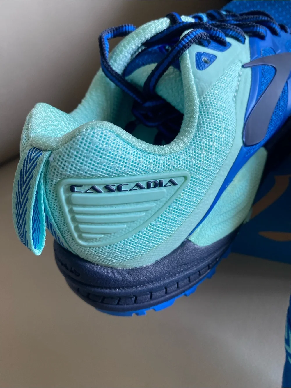 Brooks Women's Cascadia Trail Shoes - Blue and Aqua